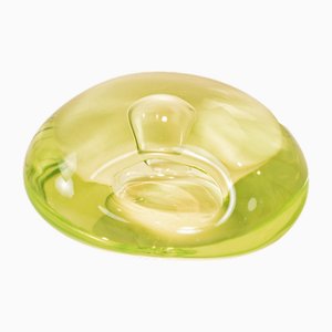 Amorphous Object in Uranium Glass by Antonio Da Ros for Cenedese, Italy, 1960s