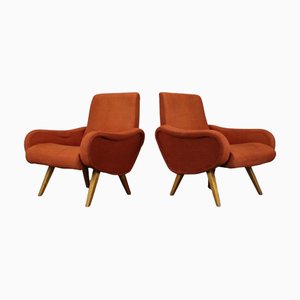 Set of Lady Chairs in style of Marco Zanuso, 1950s