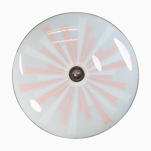 Lampada da parete o sospensione Mid-Century in vetro, 1958