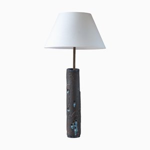 Stoneware Table / Floor Lamp attributed to Ole Bjørn Krüger, Denmark, 1970s