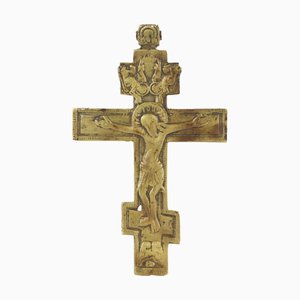 Bronze Cross Crucifixion, 19th Century