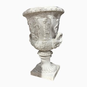 20th Century Medici Campana Urns in Marble, Set of 2