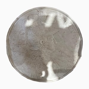 Large Carrara Marble Plaque, 20th Century
