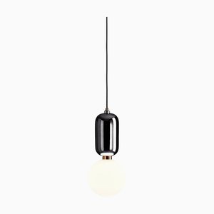 Aballs T Pe Black Suspension Lamp by Jaime Hayon for Parachilna