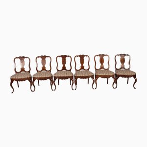 Antike Rokoko Stühle, 1760, 6 . Set