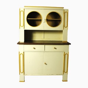 Rondocubist Kitchen Cupboard, Czech Republic, 1920s