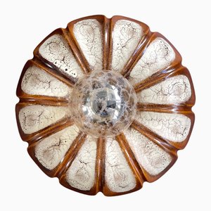 Lampada da parete in stile Fat Lava in ceramica di Pan Keramik, Germania, anni '70