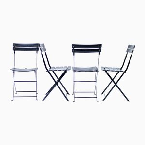 Sedie pieghevoli Celestina di Marco Zanuso per Zanotta, 1978, set di 4