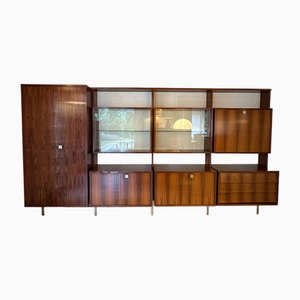 Indisches Palisander Wandregal von Alfred Hendrickx für Belform, Belgien, 1960er