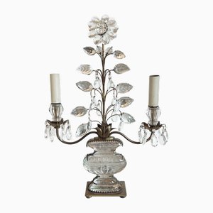 Table Lamp with Leaves, Urn and Flowers from Maison Baguès, 1950s