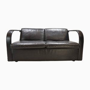 Vintage Two-Seater Leather Sofa, 1980