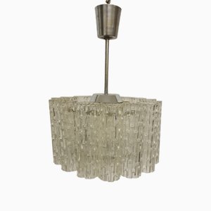 Lustre en Verre et Acier, 1960s