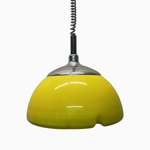 Plafonnier Space Age Mushroom Jaune par Cosack, 1960s