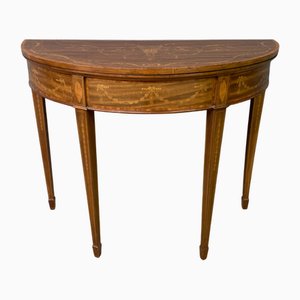 Table de Jeu en Acajou Marqueté, 1900s