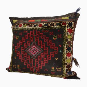 Vintage Afghan Nomad Rug Seat Cushion Cover, 1970s