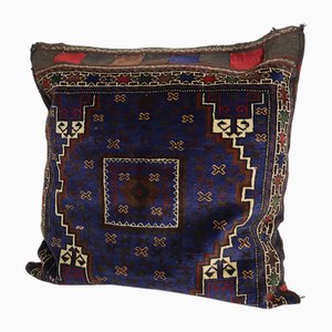 Vintage Afghan Nomad Rug Seat Cushion Cover, 1970s