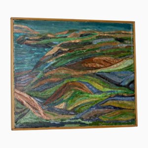 Alvar Andersson, View from Marstrand, 1976, Öl auf Leinwand, Gerahmt