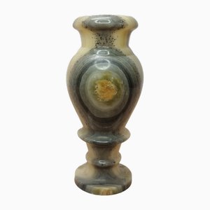 Vase Vintage en Marbre Onyx, 1970s