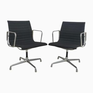 Set of EA108 Aluminium Chairs attributed to Charles and Ray Eames for ICF, 1960s