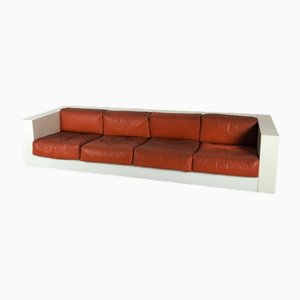 Large Bastiano 4-Seater Sofa attributed to Massimo and Lella Vignelli for Poltronova, 1960s-1970s