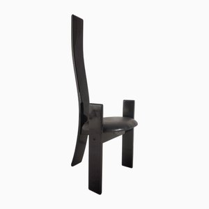 Glänzend lackierter Golem Chair von Vico Magistretti für Poggi, 1960er