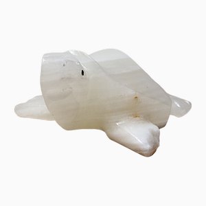 Vintage Onyx Marble Turtle, 1970s