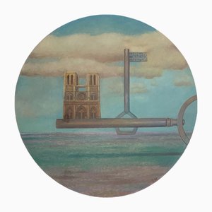 Zbigniew Wozniak, Keys (Notre-Dame), 1996, Oil on Board