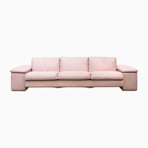 Leather Sofa attributed to Cassina, Italy, 1960s