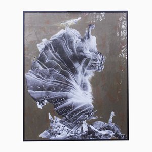 Nicole Noailles Lascaux, Lyrical Abstraction, Technique Mixte sur Papier, 1970s