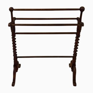 Antique Victorian Mahogany Towel Rail, 1860
