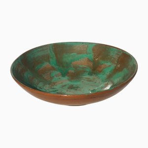 Bol Abstrait en Poterie Peinte Albissola par Alf Gaudenzi, 1960