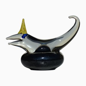 Dodo Bird Glass Sculpture from Novosad & Syn, 1980s
