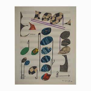 Alberto Magnelli, Composition Musicale, Lithographie