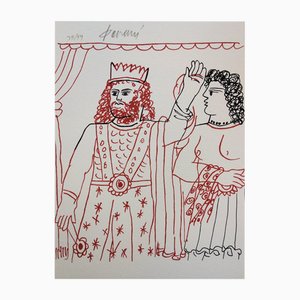 Alekos Fassianos, Hercule, Lithograph