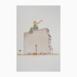 Antoine de Saint-Exupery, The Little Prince and the Serpent's Temptation, Lithograph