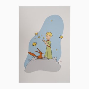 Antoine de Saint-Exupery, The Little Prince, The Fox and the Stars, Lithograph