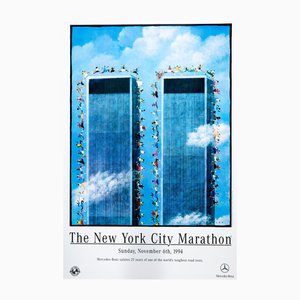 Poster della maratona di New York del 1994 di Dave Cutler