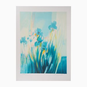 Claude Hemeret, Les Iris, Lithograph