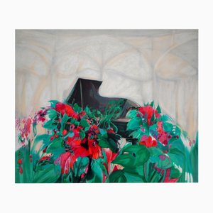 Claude Hemeret, Piano, la salle de concert, Lithograph