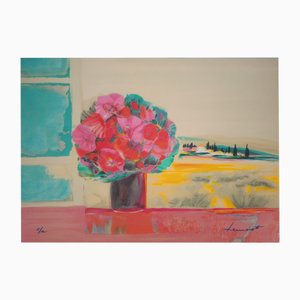 Claude Hemeret, Provence, Window on the Hinterland, Lithograph