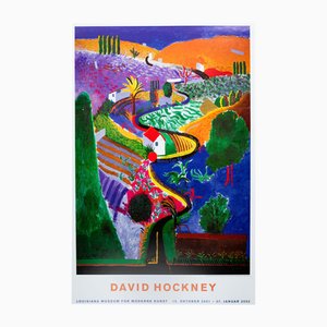 Affiche David Hockney Nichols Canyon