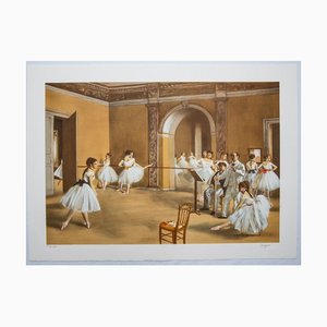 Edgar Degas, Le Foyer de la danse à l'Opéra de la rue Le Peletier, Litografía