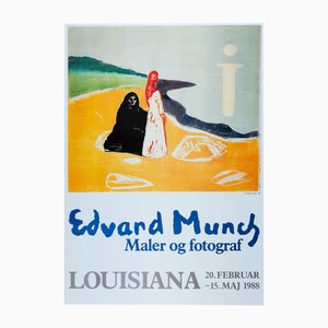 Poster di Edvard Munch con due donne sulla spiaggia