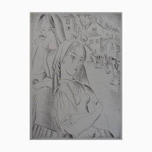 Mily Possoz, Las jóvenes del pueblo, grabado