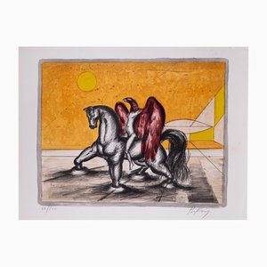 Franz Priking, Icare sous le soleil, Lithograph