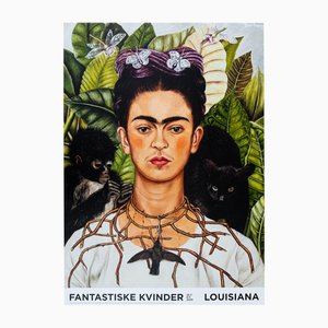 Affiche autoportrait de Frida Kahlo