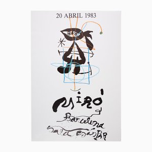Joan Miro Exposition (Sala Gaspar 1983) Poster