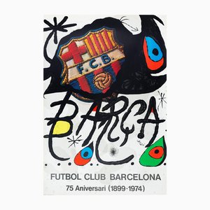 Joan Miro, FCB, Futbol Club Barcelona, Lithographie