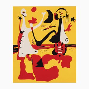 Joan Miro, Day and Night at the Beach, Screen Print