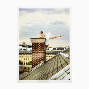 JR, Ballet on the Rooftops of Paris, 2022, Litografia